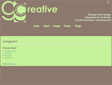 Tablet Screenshot of ggcreative.com